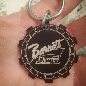Barnett Clutches Cables Black Metal  Keychain.